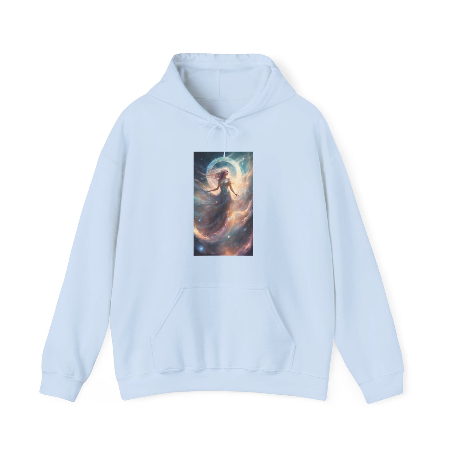 Moonlit Celestial Dancer Fantasy Portrait Hoodie