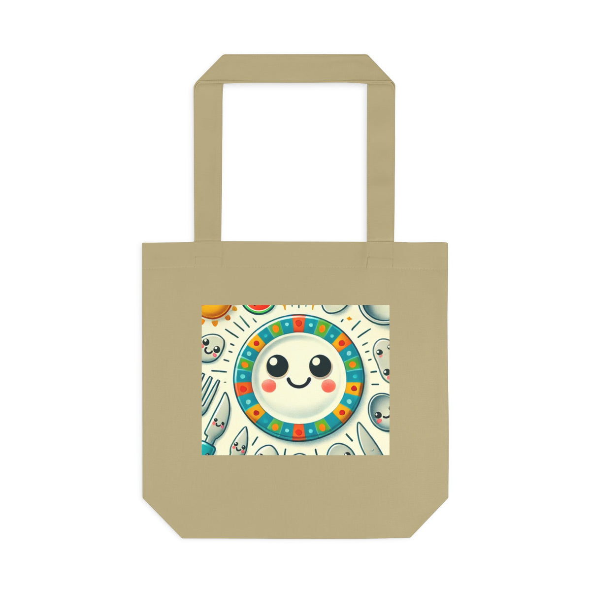 Happy Little Kitchen Club Kawaii Food Lover Market Tote Bag for Bakers