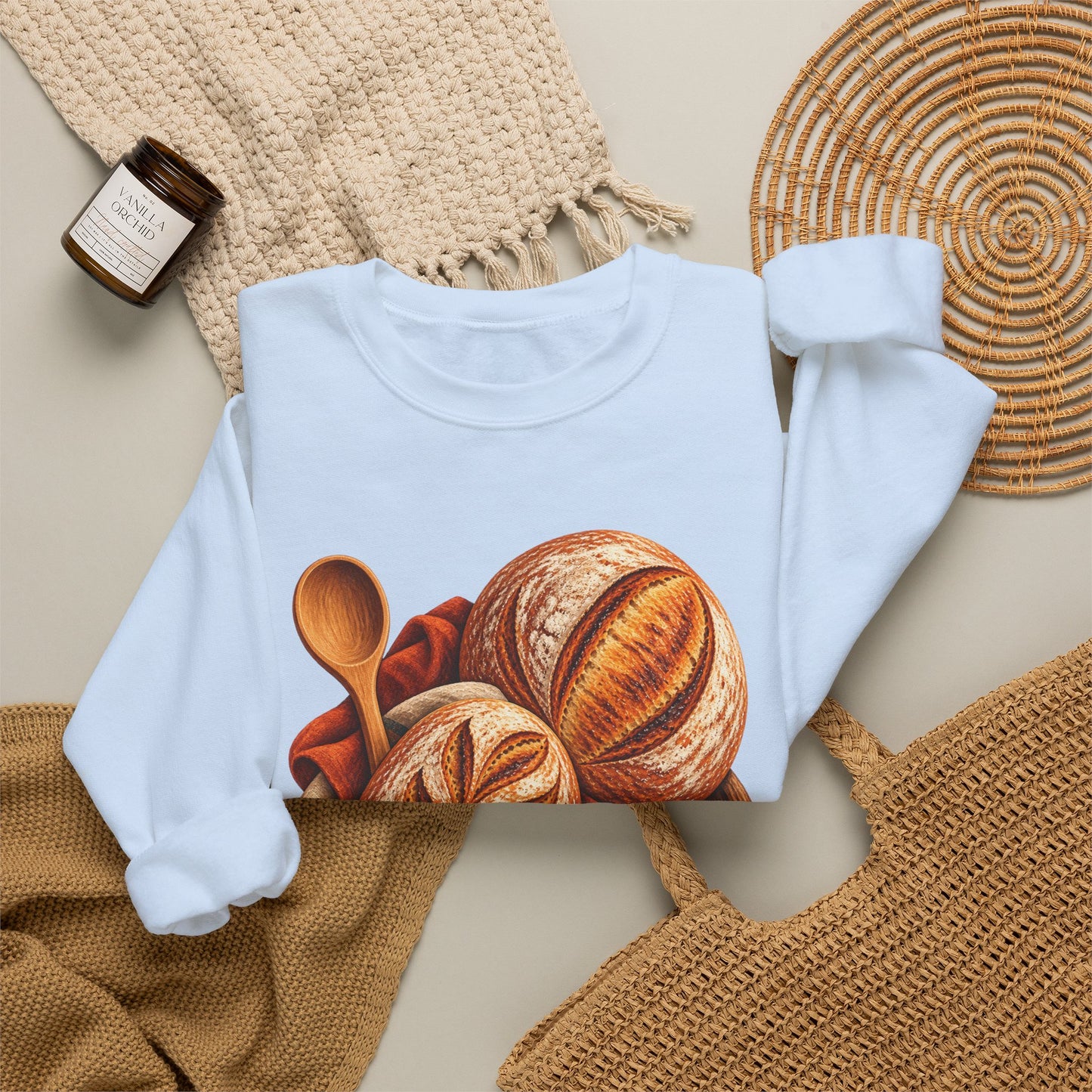 Artisan Bread Baking Emblem Sweatshirt