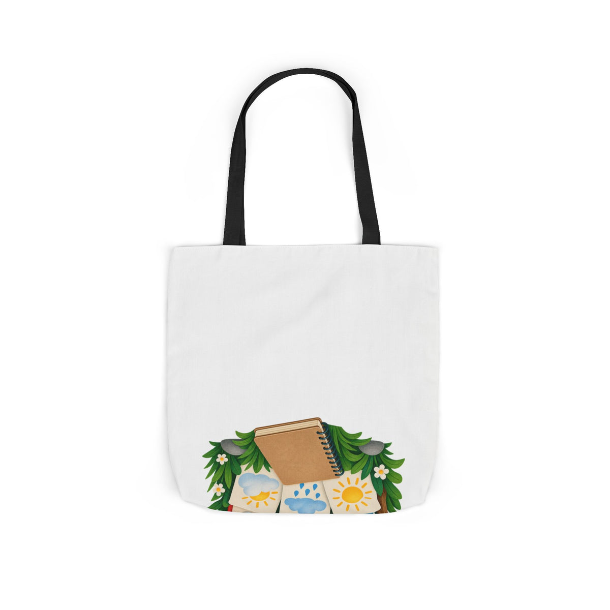 Colorful Backyard Weather Watching Kit Tote Bag