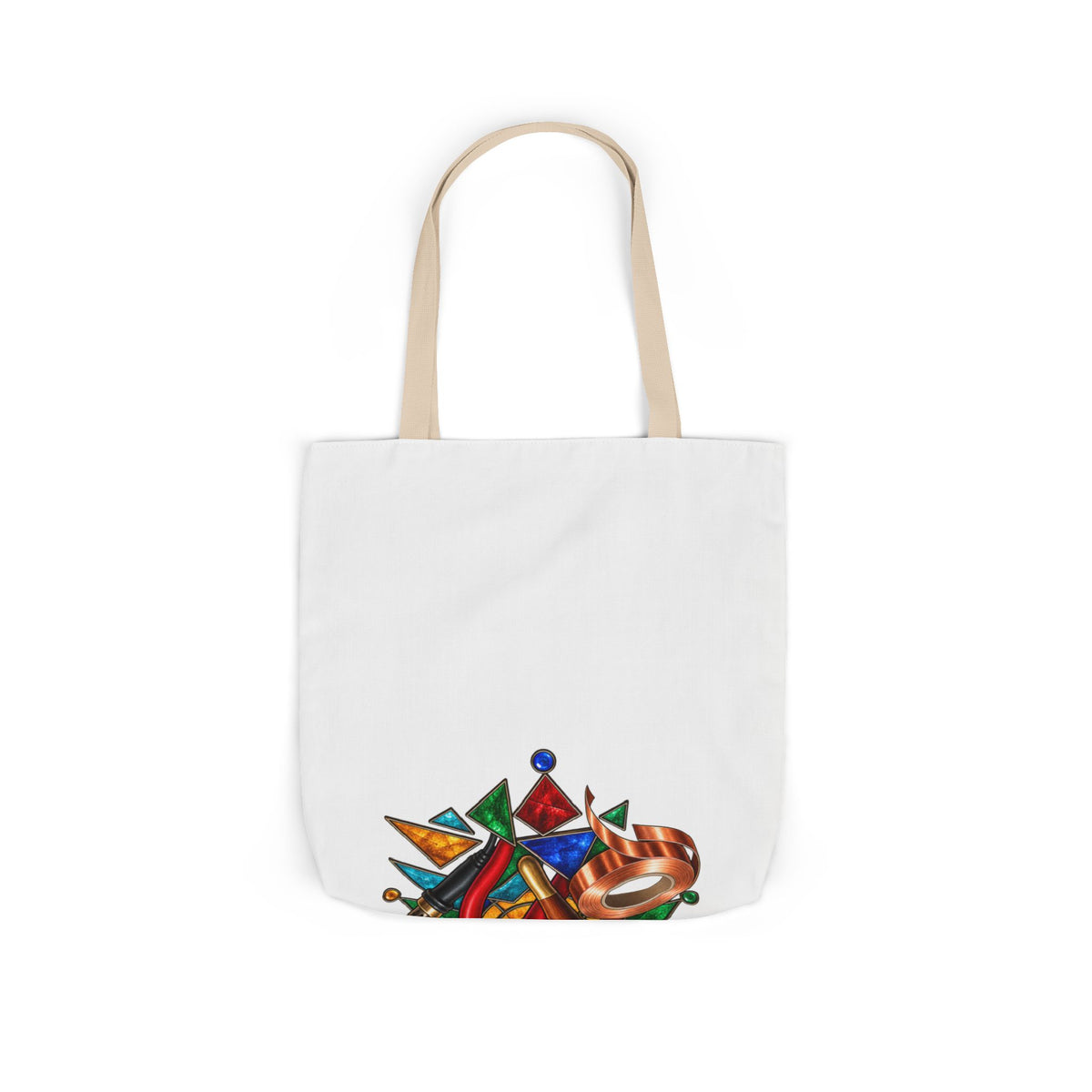 Stained Glass Workshop Tools Tote Bag
