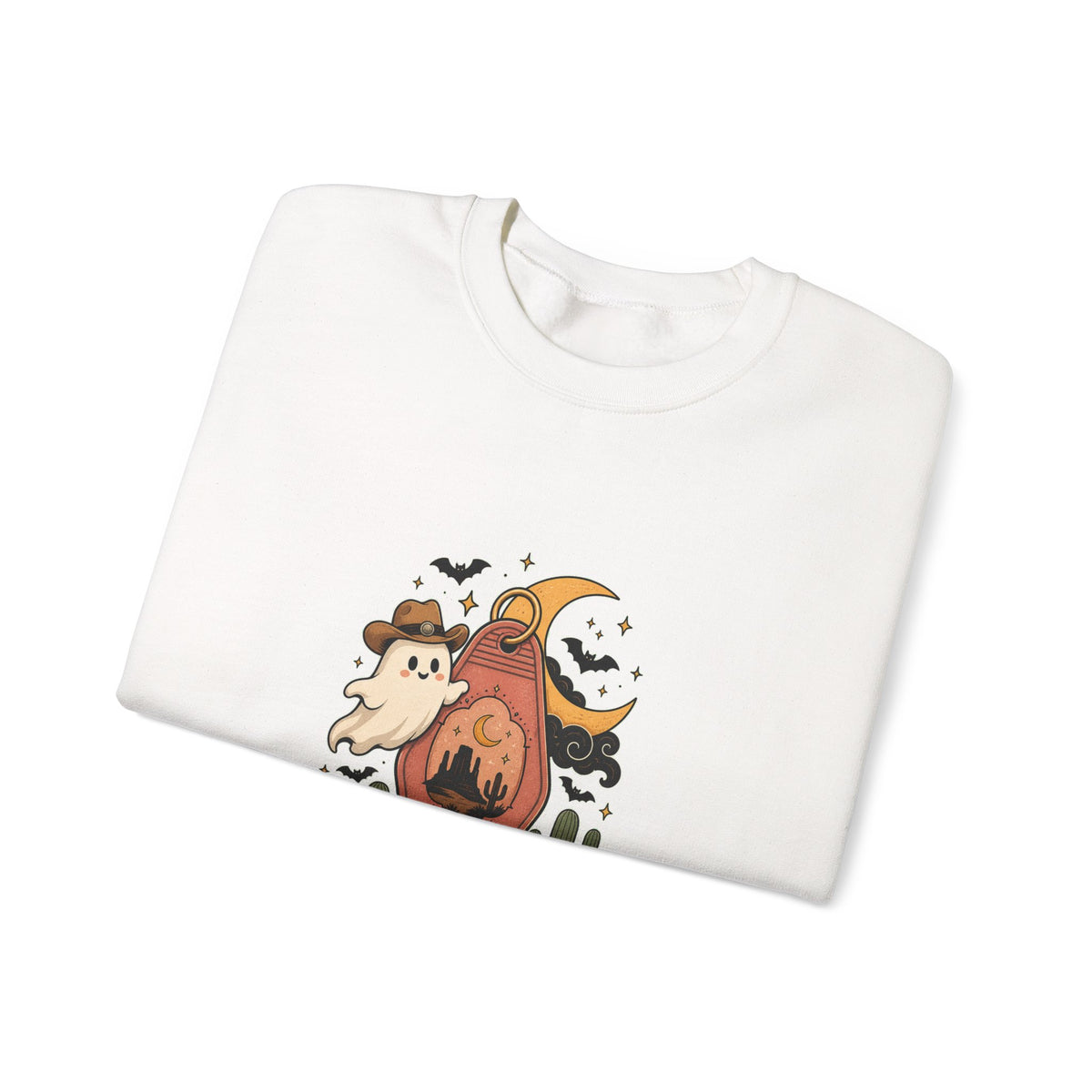 Haunted Desert Keytag Ghost Halloween Sweatshirt