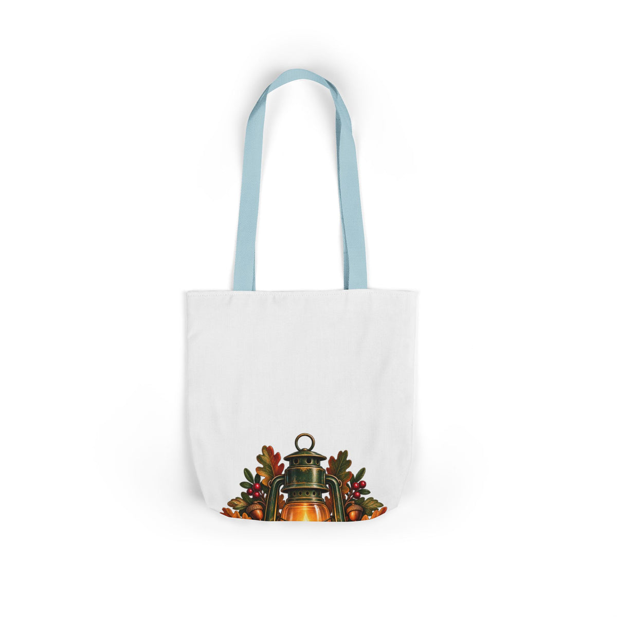 Autumn Oak Lantern and Acorns Tote Bag