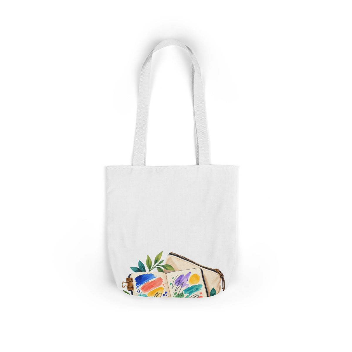 Colorful Urban Sketching Travel Kit Tote Bag