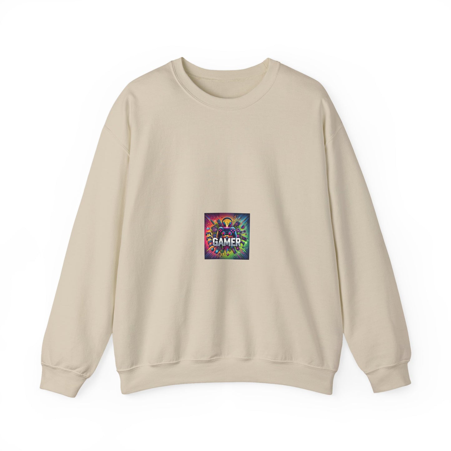 Neon Gamer Energy Retro Arcade Gaming Sweatshirt Gift