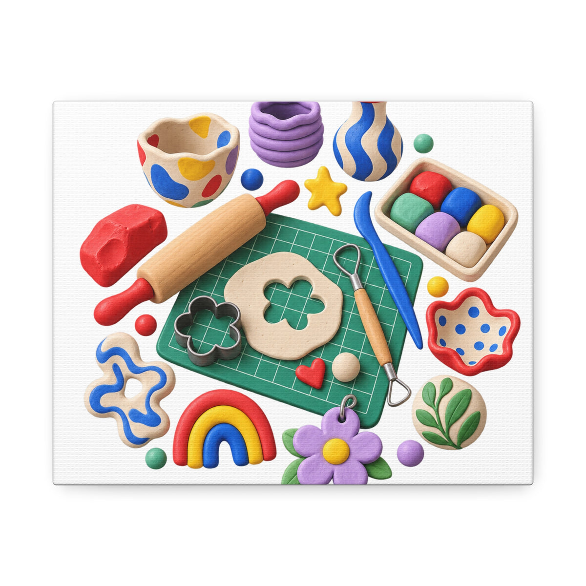 Miniature Clay Sculpting Workshop Canvas