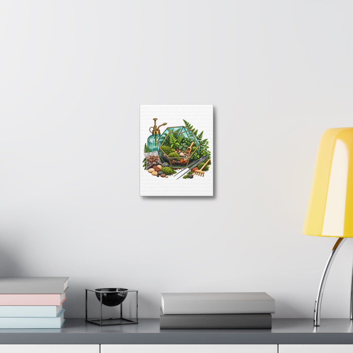 Fern Terrarium Building Workshop Canvas