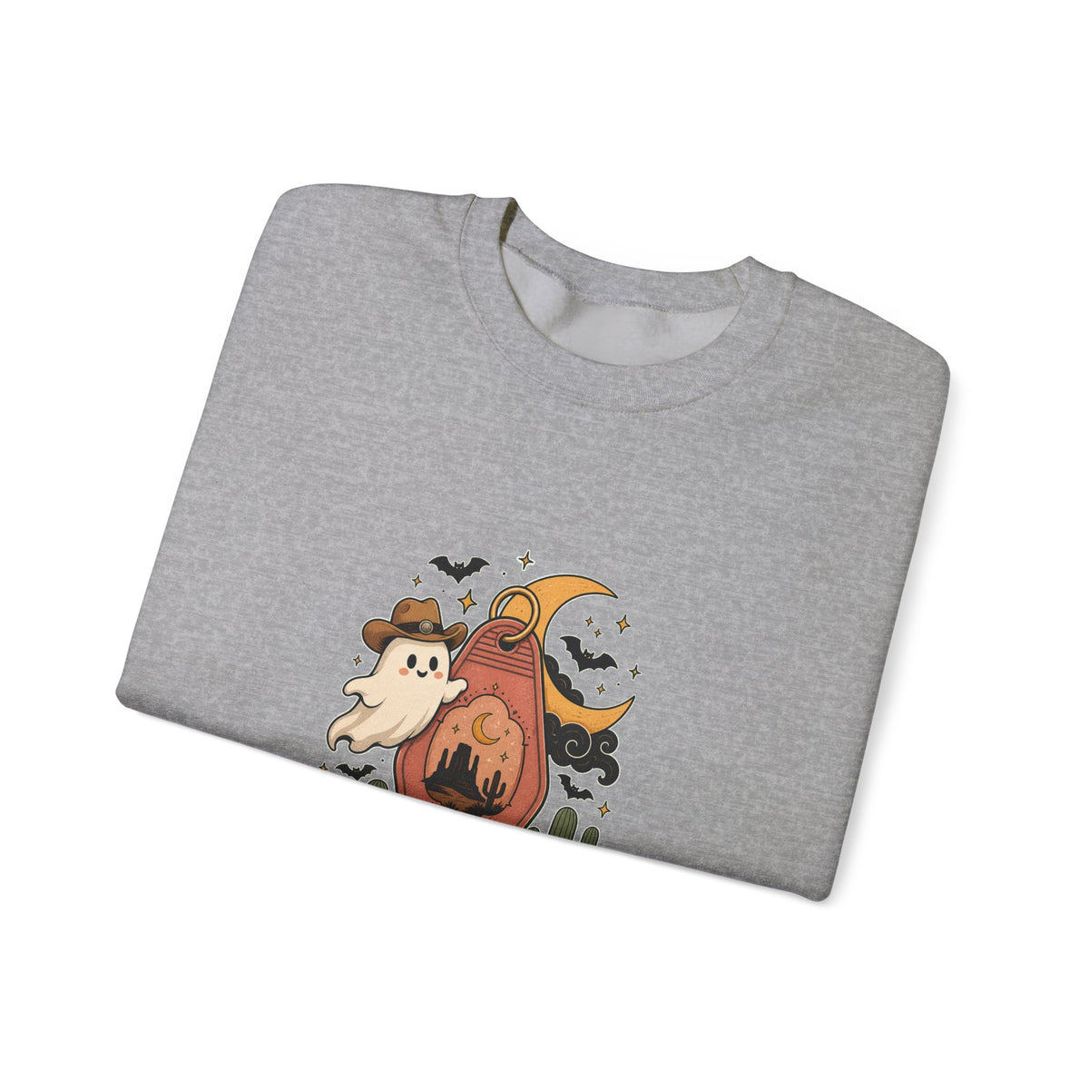 Haunted Desert Keytag Ghost Halloween Sweatshirt