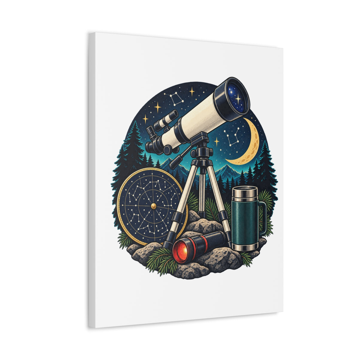 Backyard Stargazing Workshop Canvas