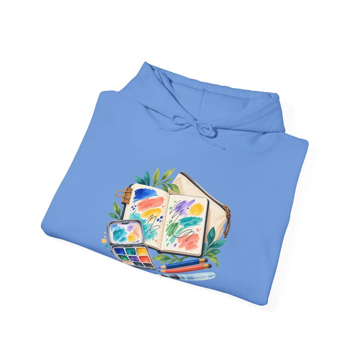 Colorful Urban Sketching Travel Kit Hoodie