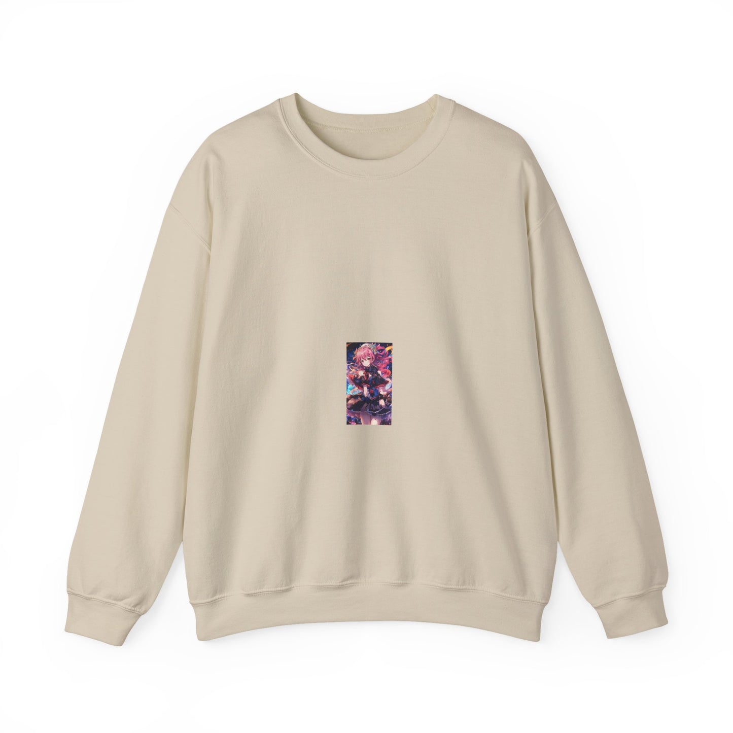 Pink Haired Fantasy Heroine Anime Portrait Sweatshirt