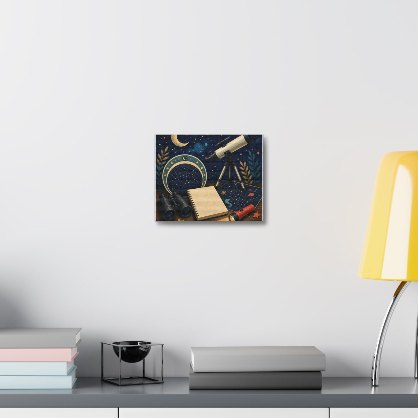 Classic Stargazing Astronomy Hobby Canvas Art