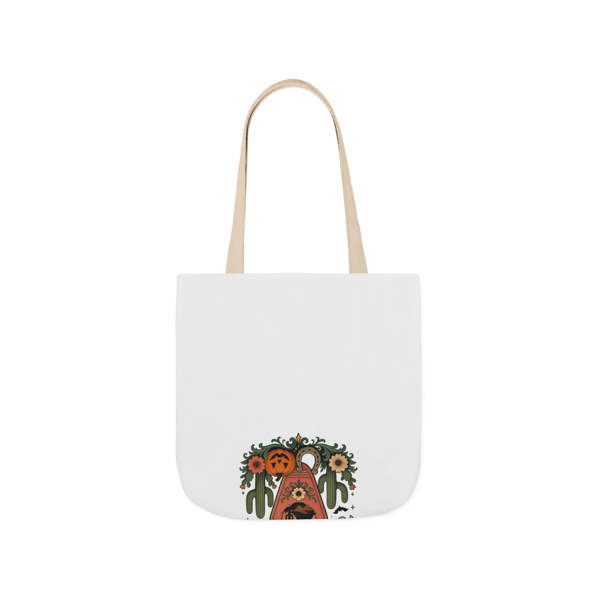 Haunted Desert Keytag Ghost Halloween Tote Bag