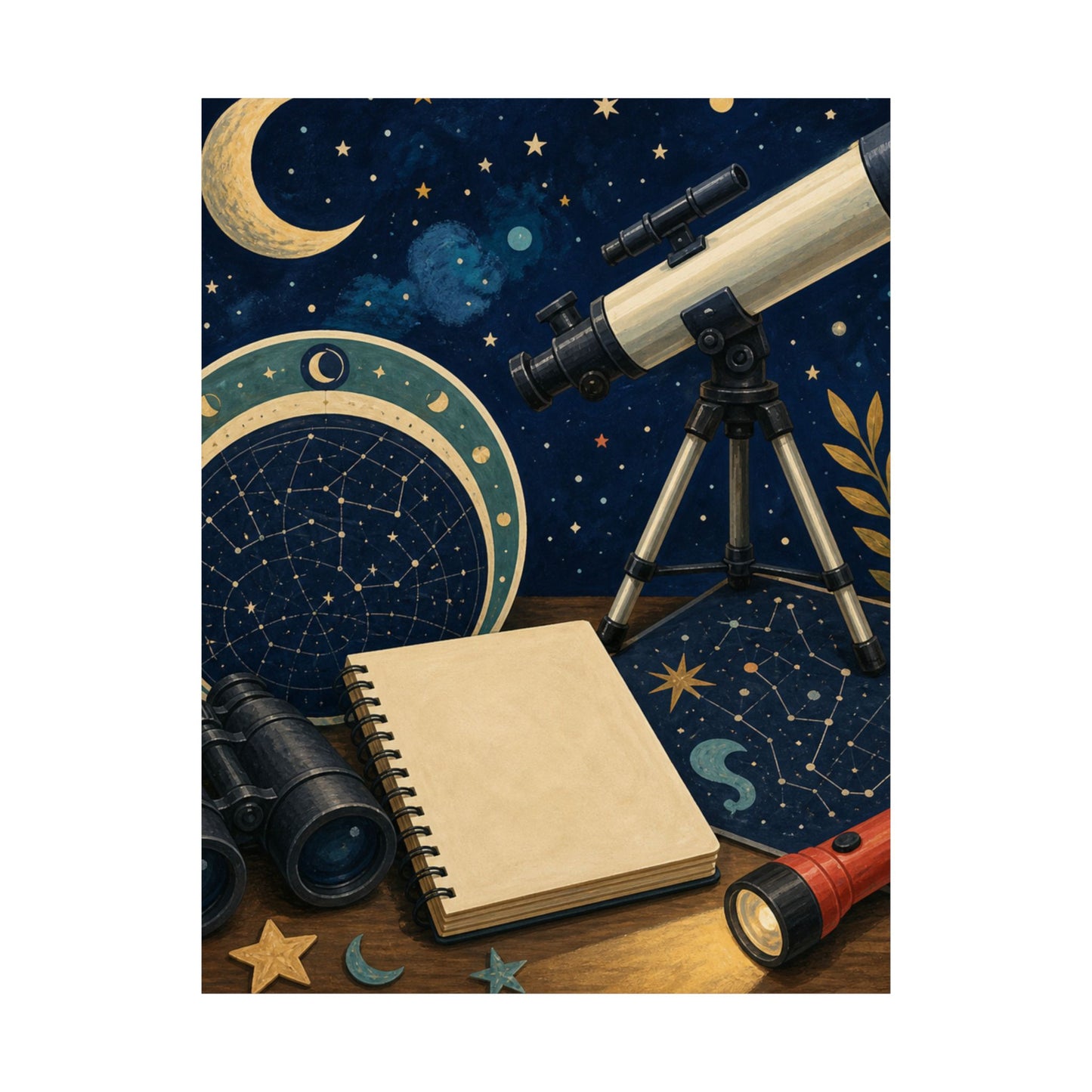 Classic Stargazing Astronomy Hobby Poster