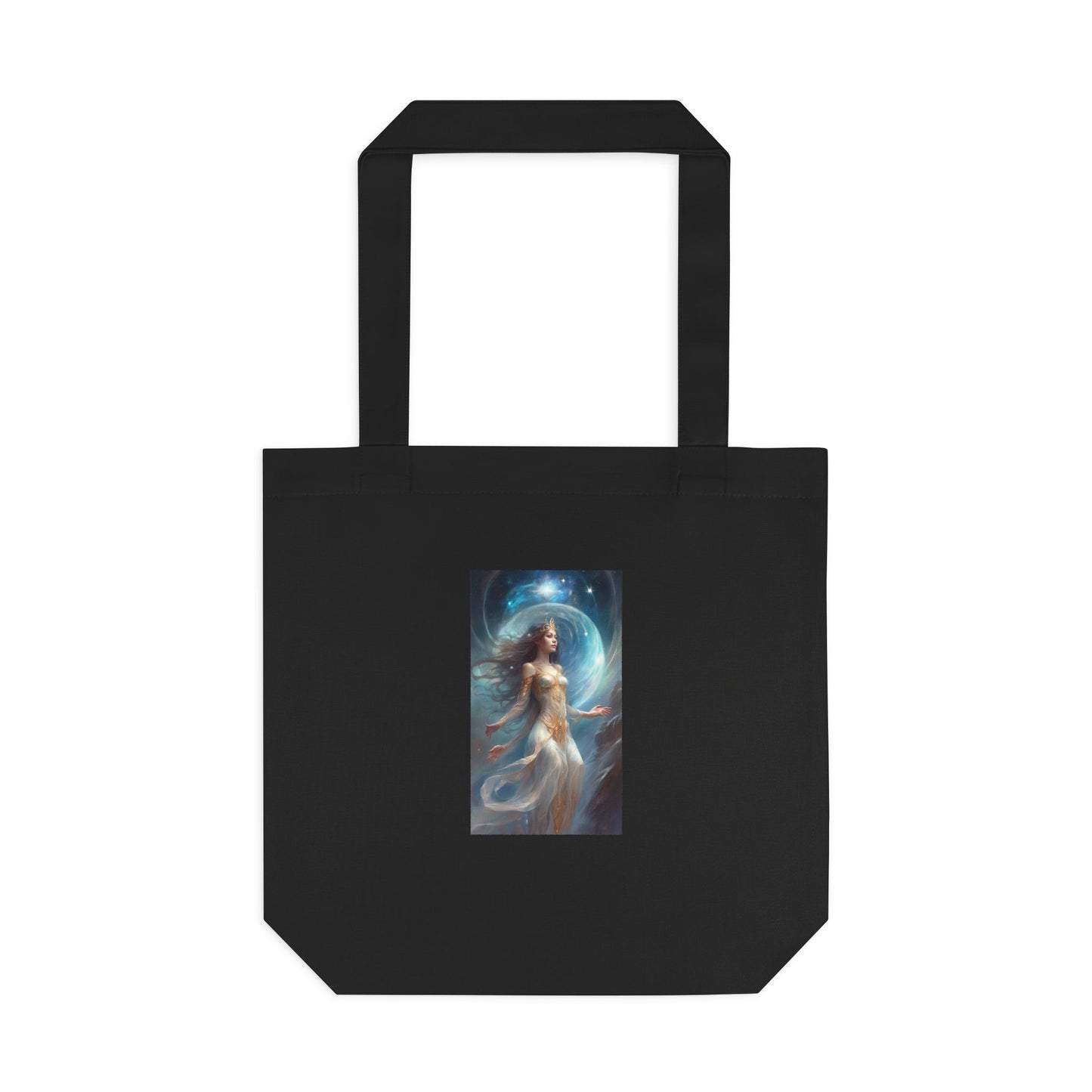 Lunar Celestial Queen Fantasy Portrait Tote Bag