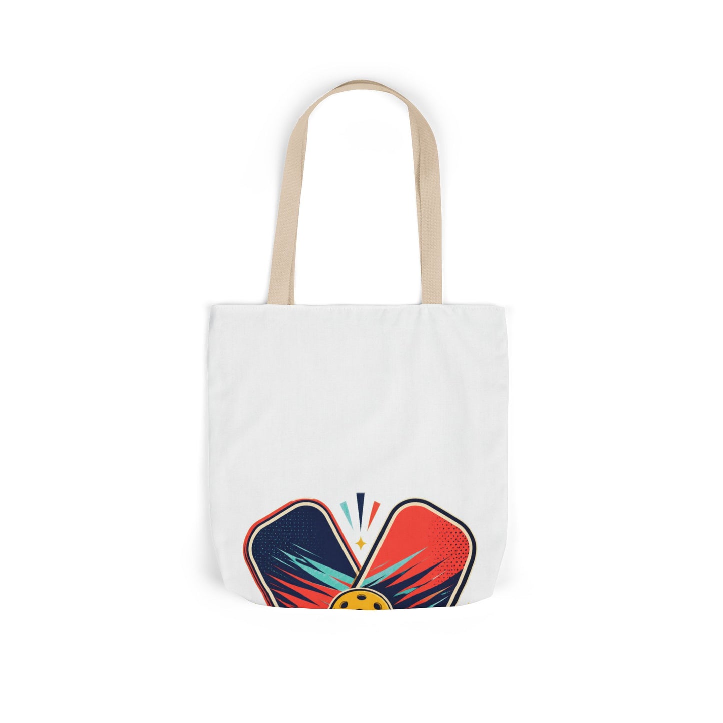 Retro Pickleball Paddles Recreational Sports Tote Bag