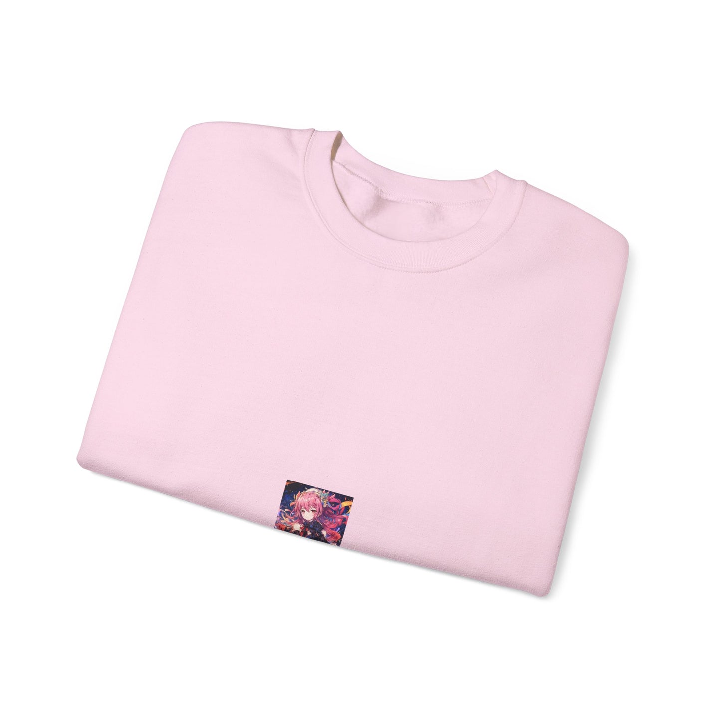 Pink Haired Fantasy Heroine Anime Portrait Sweatshirt