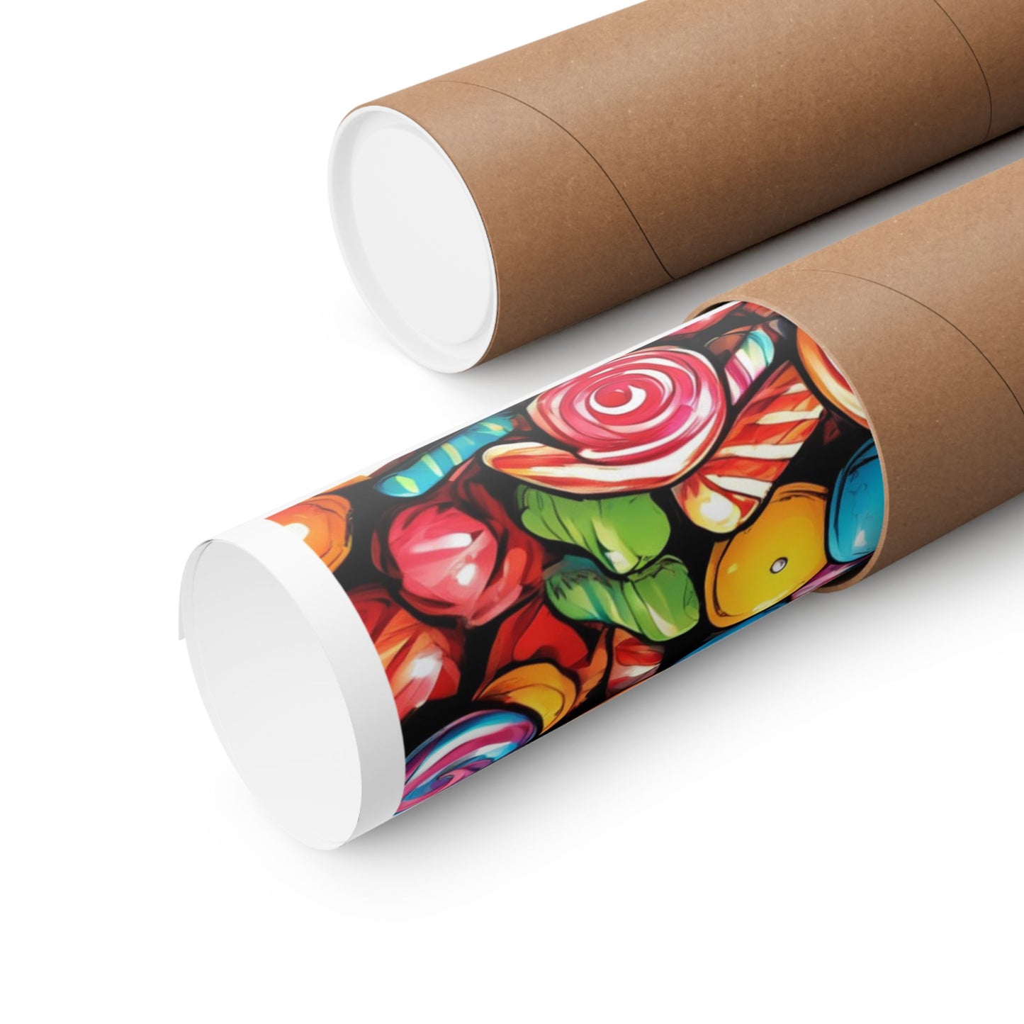 Colorful Candy Pattern Sweets Gift Art Poster
