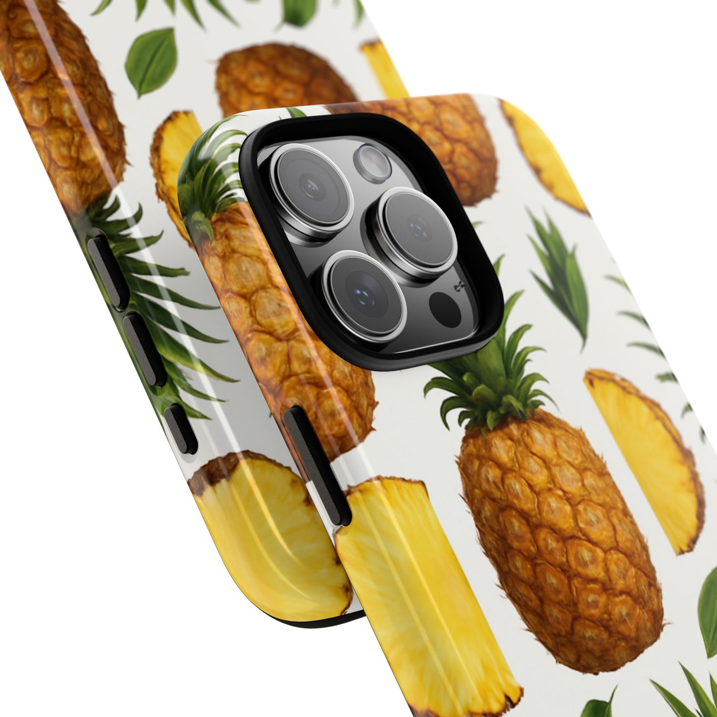 Pineapple Phone Case - Tough Cases, Tropical Phone Cover, Summer Vibe Accessories, Cute Pineapple Design, Fun Gift for Fruit Lovers