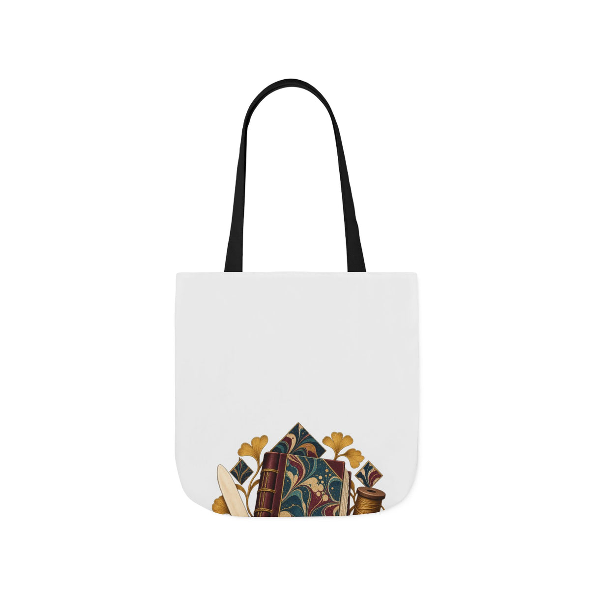 Traditional Marbled Bookbinding Workshop Tote Bag