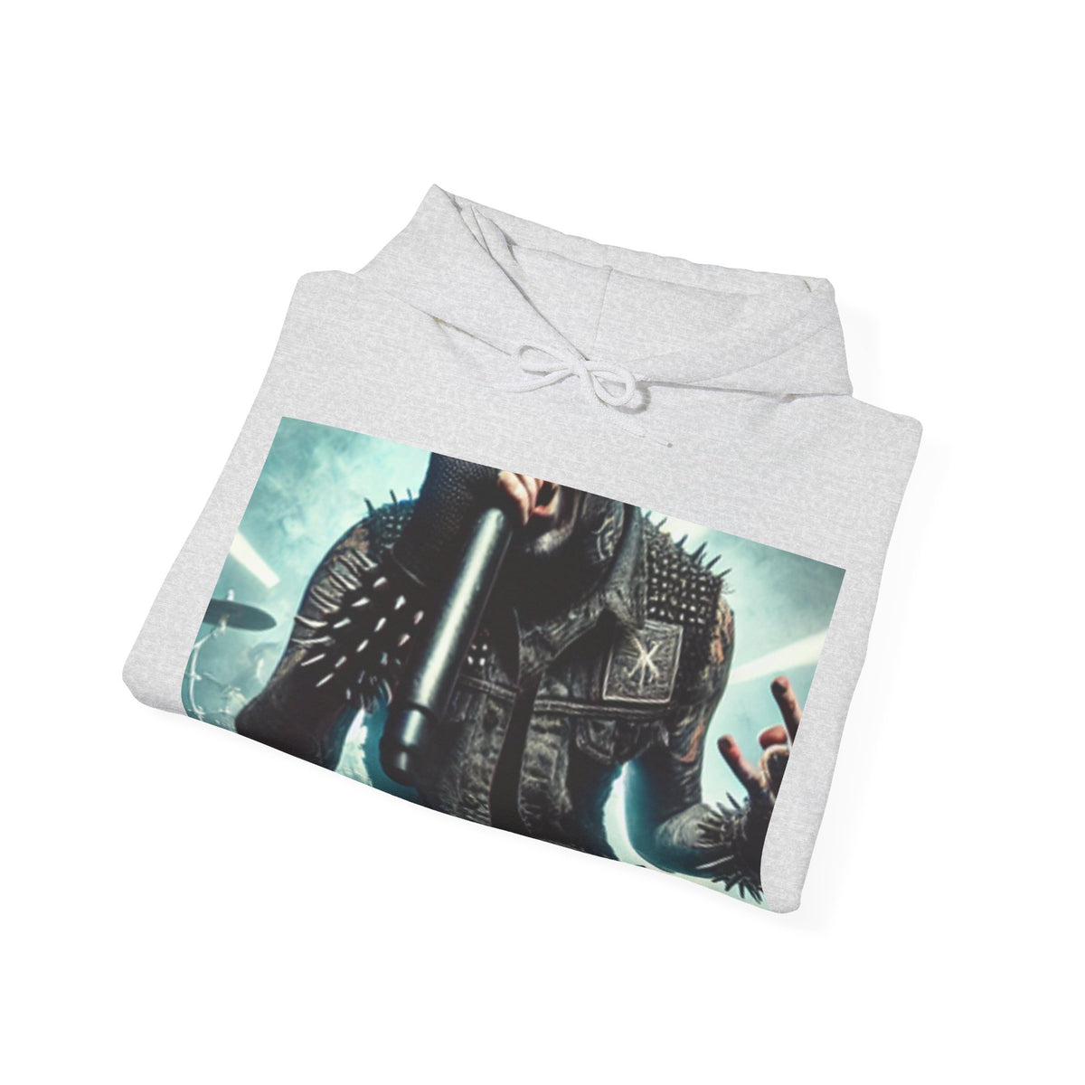 Punk Rock Vocalist Stage Energy Cozy Music Hoodie