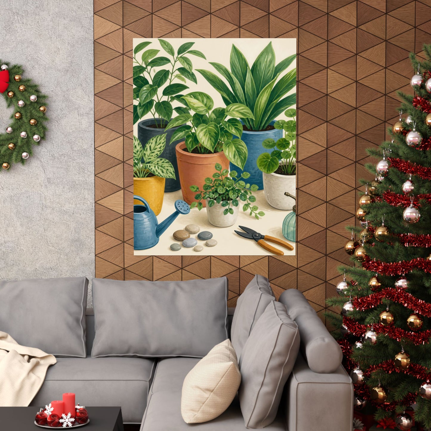 Calm Indoor Houseplant Collection Art Poster