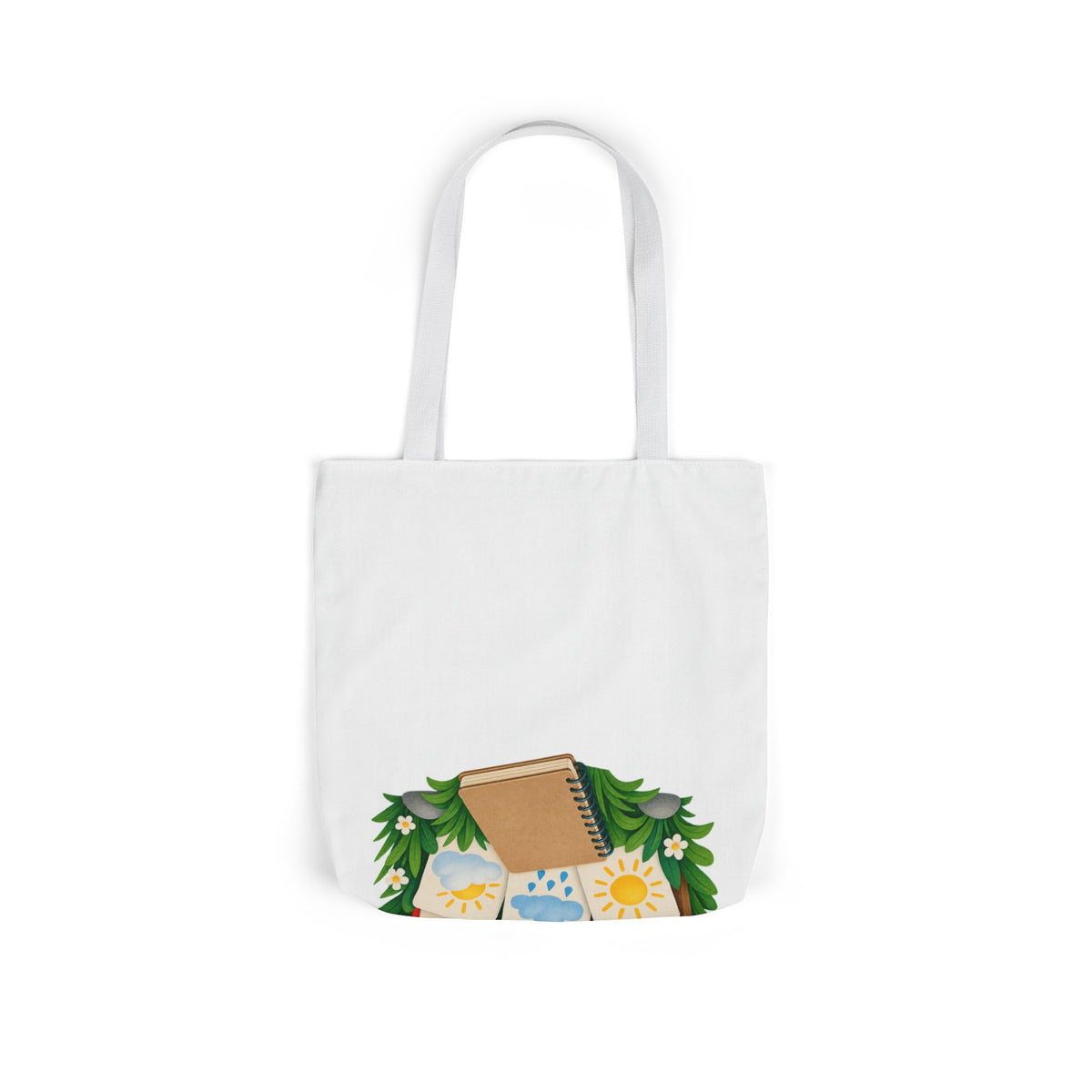Colorful Backyard Weather Watching Kit Tote Bag