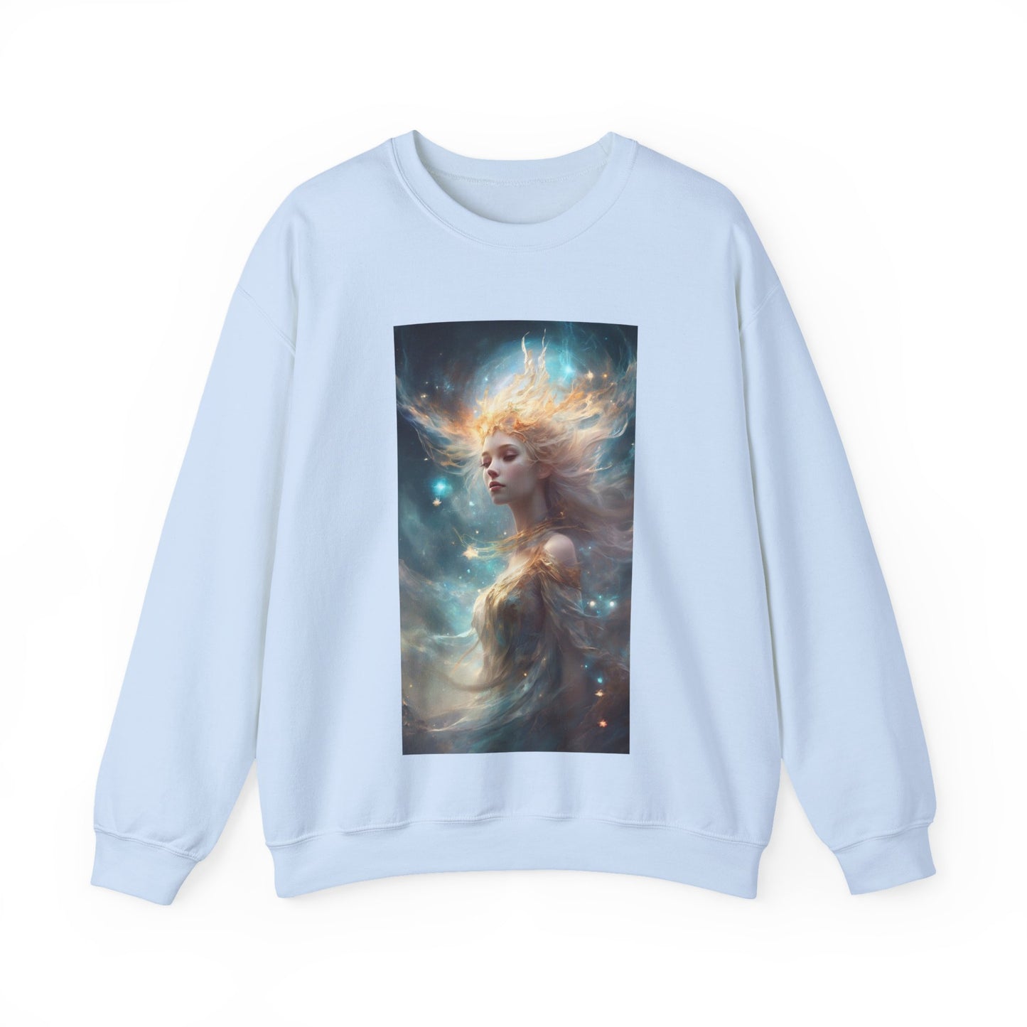 Solar Celestial Spirit Fantasy Portrait Sweatshirt
