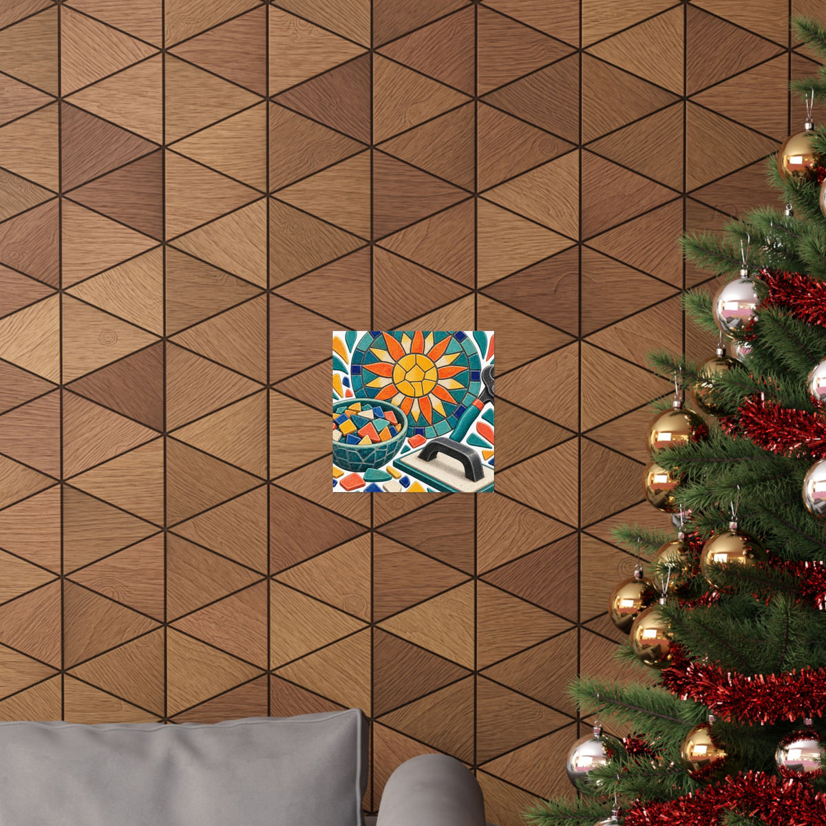 Sunburst Mosaic Making Workshop Poster