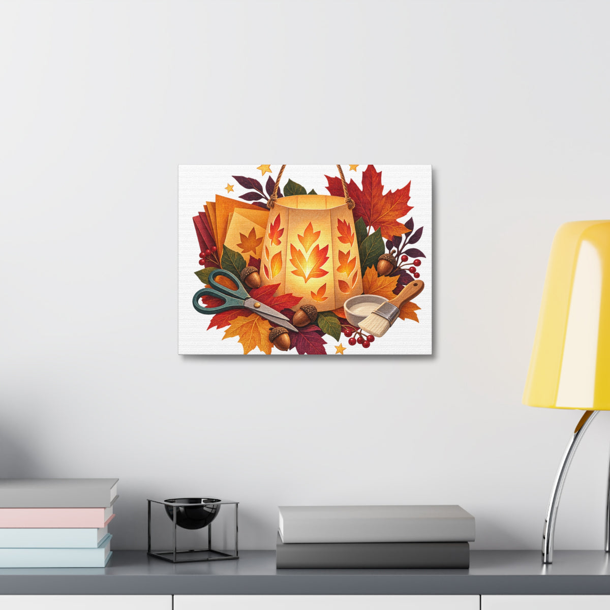 Autumn Lantern Making Workshop Canvas