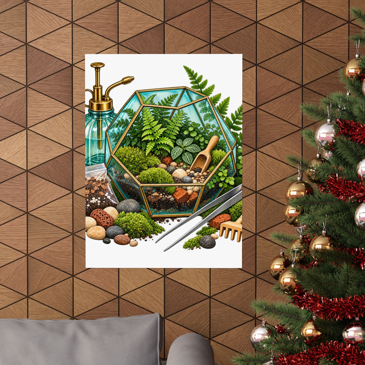Fern Terrarium Building Workshop Poster