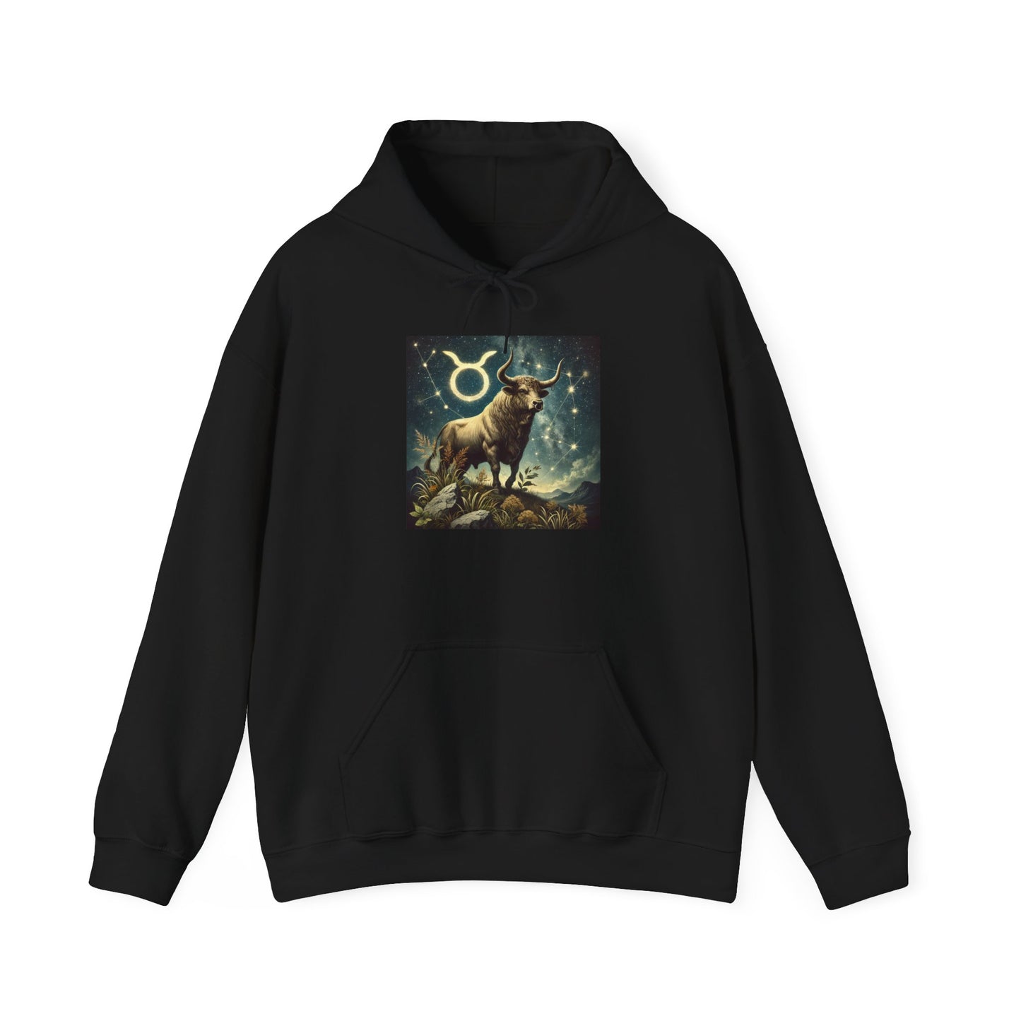 Taurus Zodiac Sign Unisex Hooded Sweatshirt - Cozy Heavy Blend™ Hoodie with Stylish Astrological Design - Great Gift Idea!