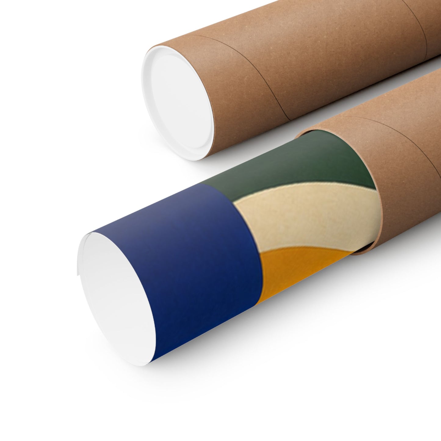 Bold Geometric Balance Abstract Art Poster