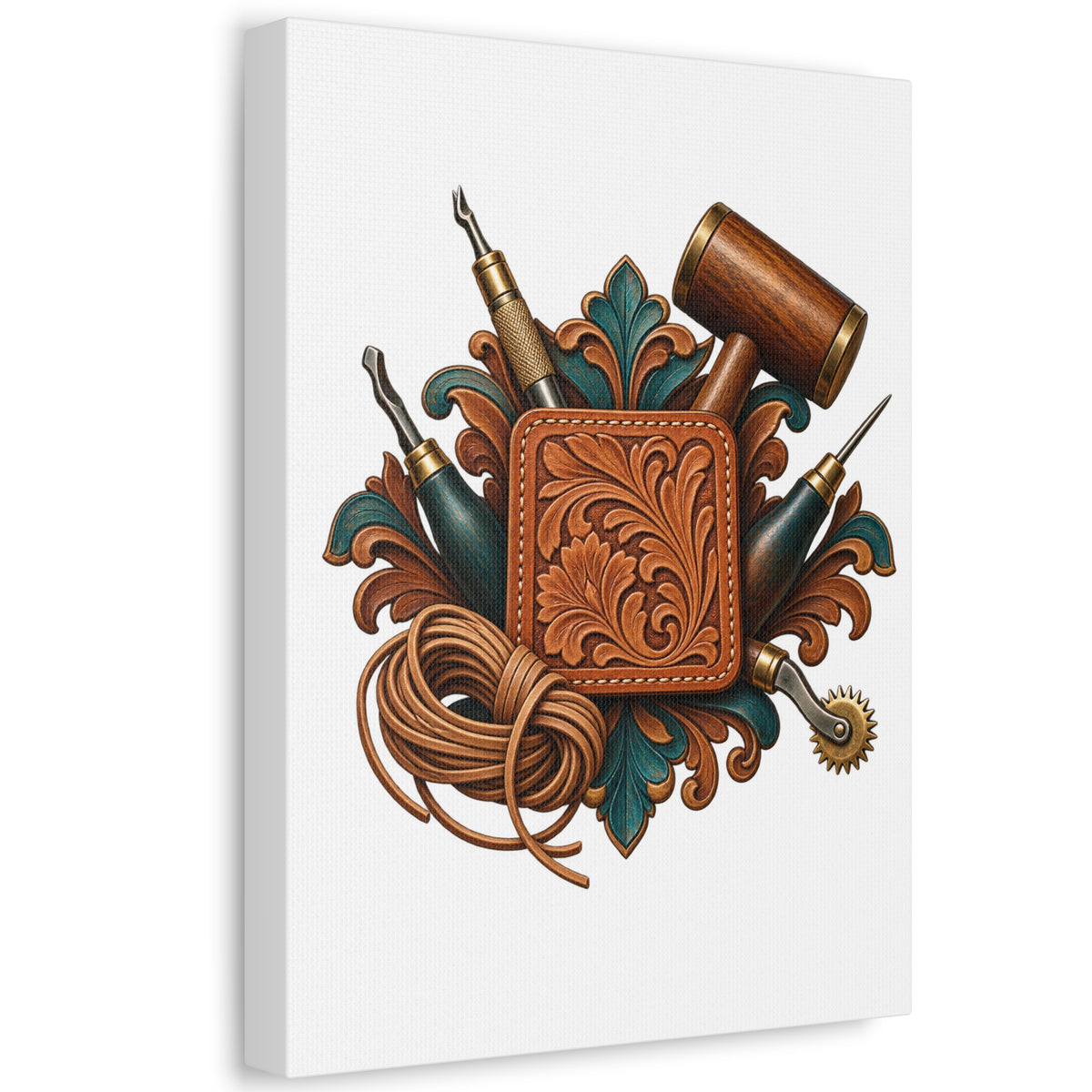 Traditional Leather Tooling Workshop Canvas