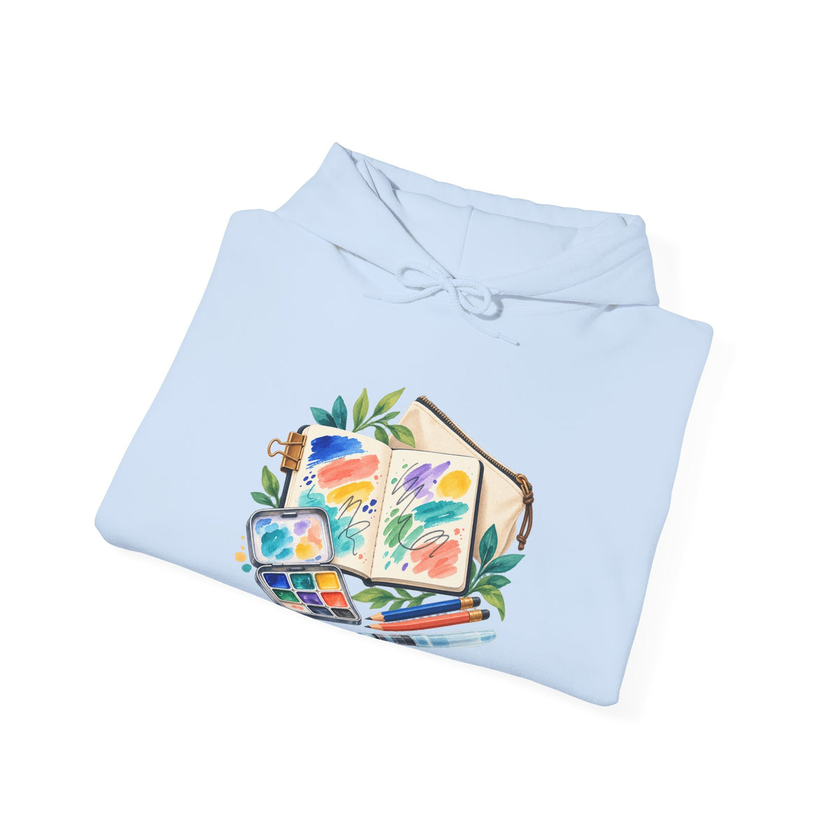 Colorful Urban Sketching Travel Kit Hoodie