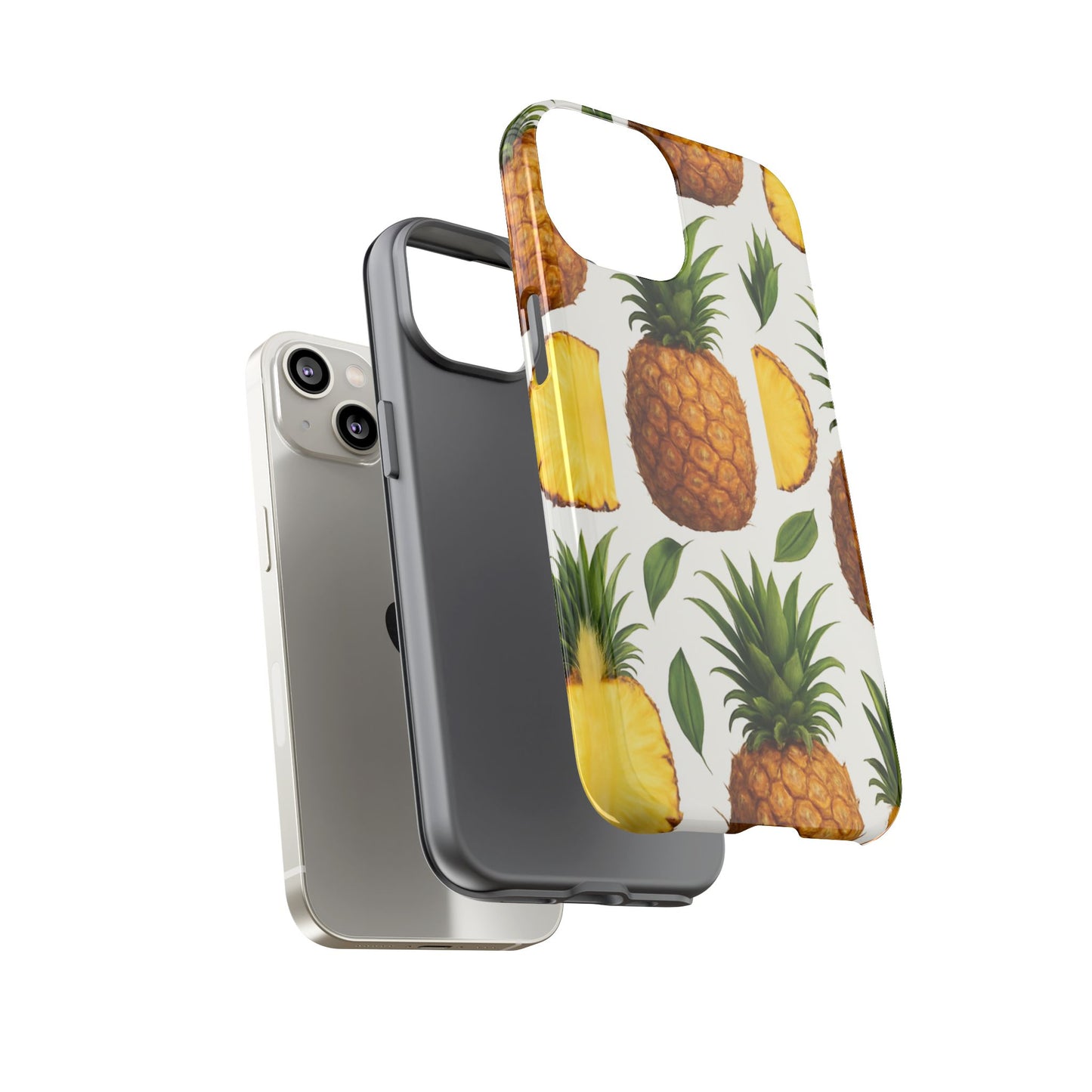 Pineapple Phone Case - Tough Cases, Tropical Phone Cover, Summer Vibe Accessories, Cute Pineapple Design, Fun Gift for Fruit Lovers