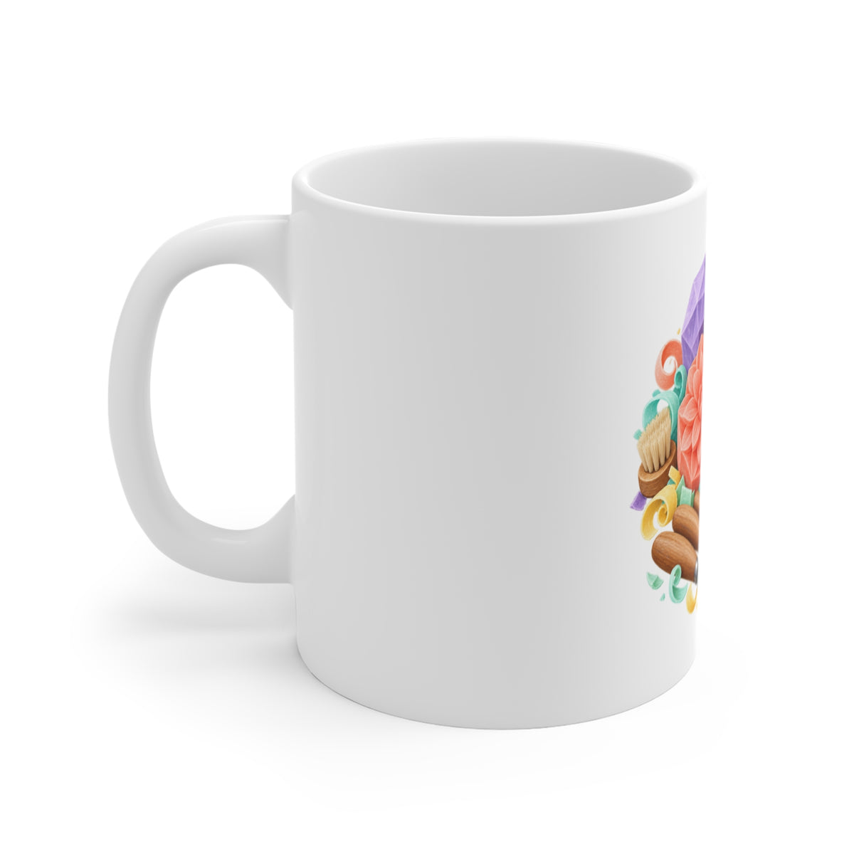 Colorful Soap Carving Workshop Mug