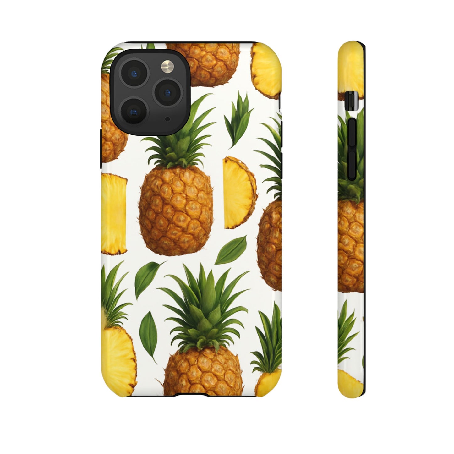 Pineapple Phone Case - Tough Cases, Tropical Phone Cover, Summer Vibe Accessories, Cute Pineapple Design, Fun Gift for Fruit Lovers