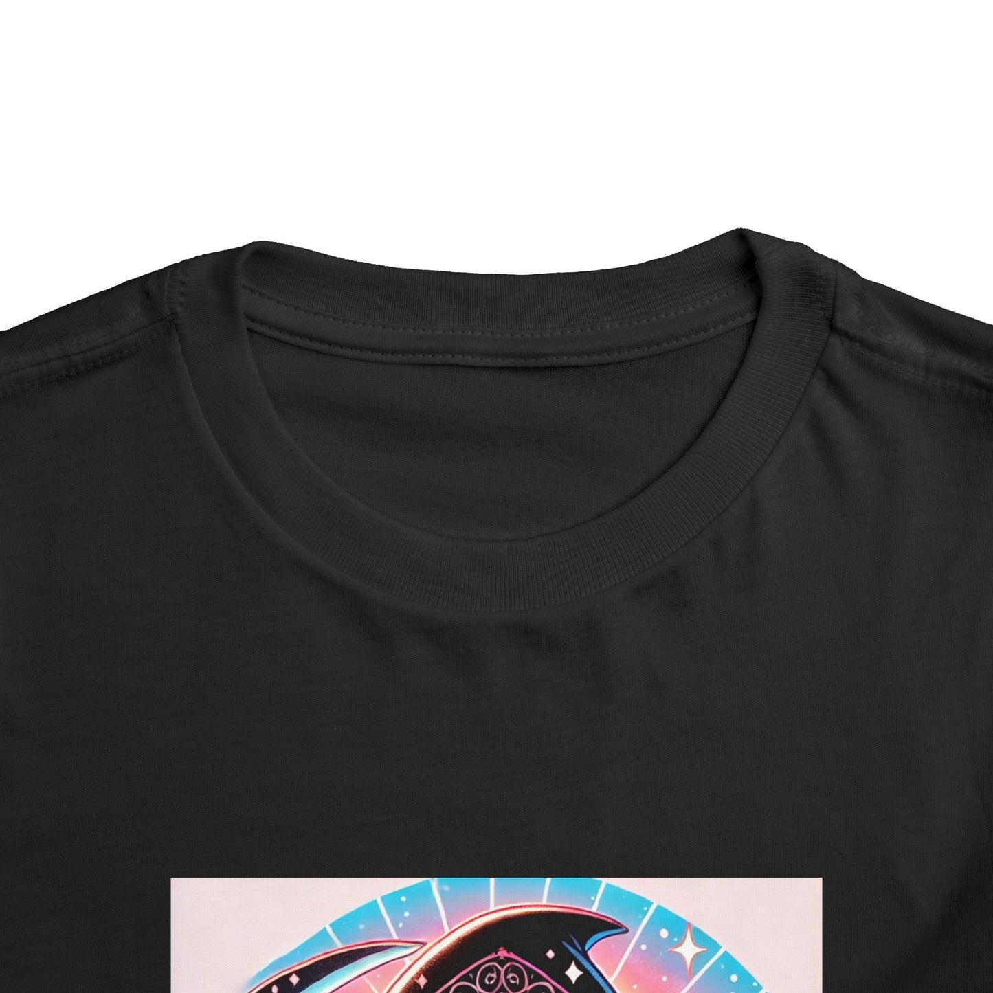 Grim Reaper with Ice Cream Kawaii Anime Toddler Tee - Adorable Short Sleeve Shirt for Kids - Fun & Stylish Gift Idea!