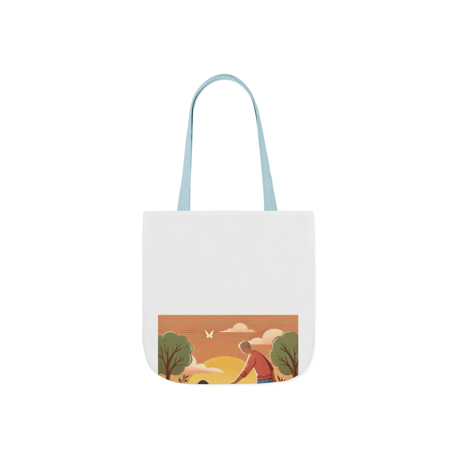 Helping Hands Sunset Garden Canvas Tote Bag