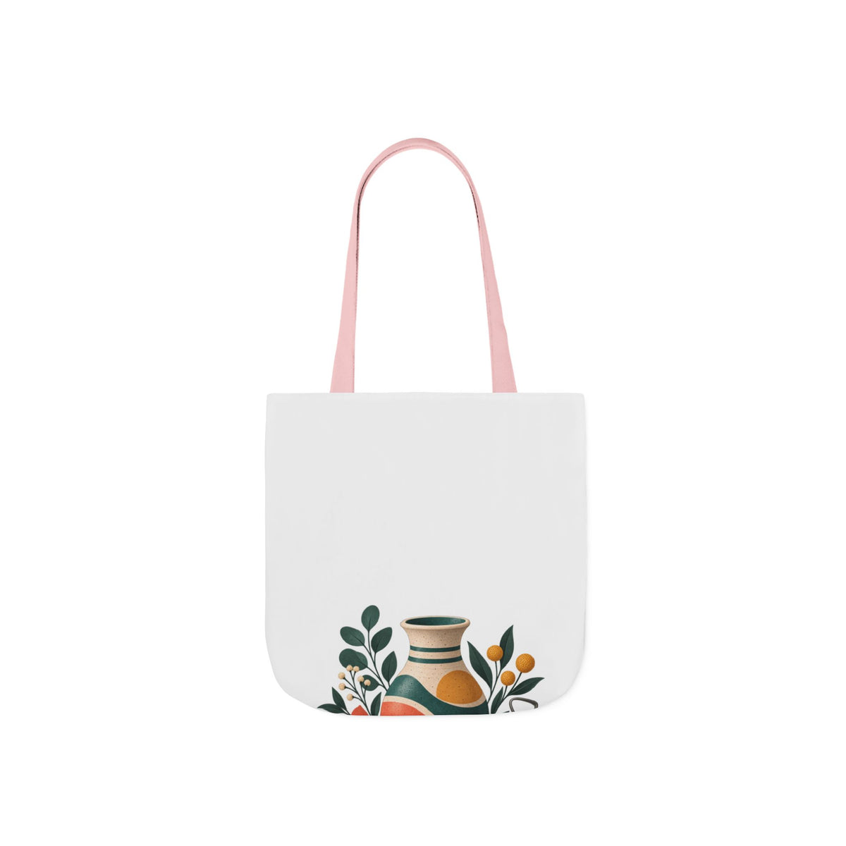 Midcentury Pottery Botanical Art Tote Bag