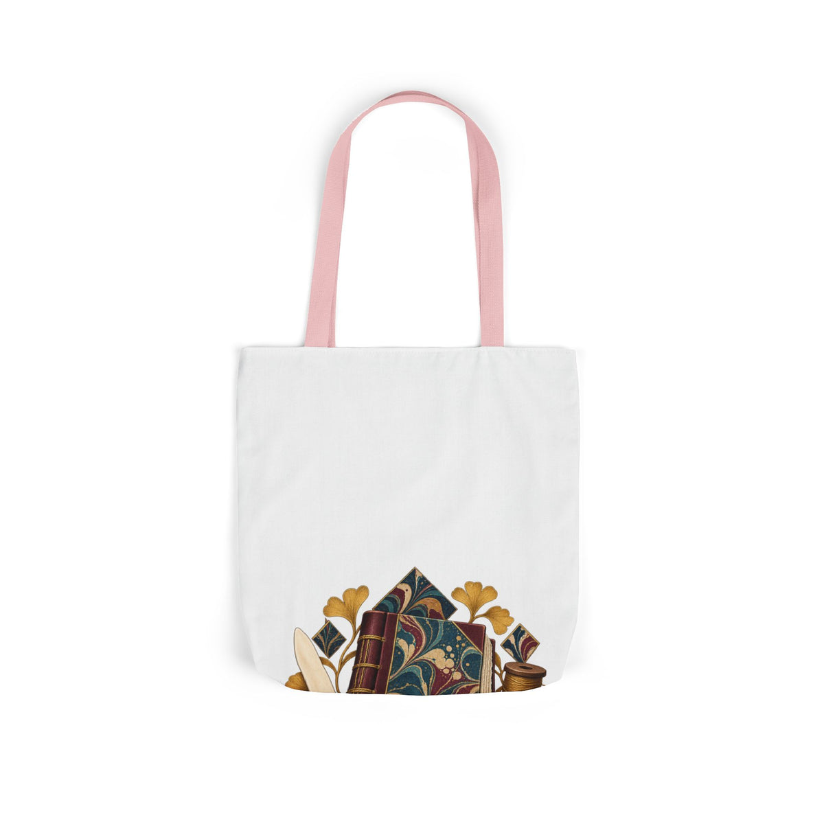 Traditional Marbled Bookbinding Workshop Tote Bag