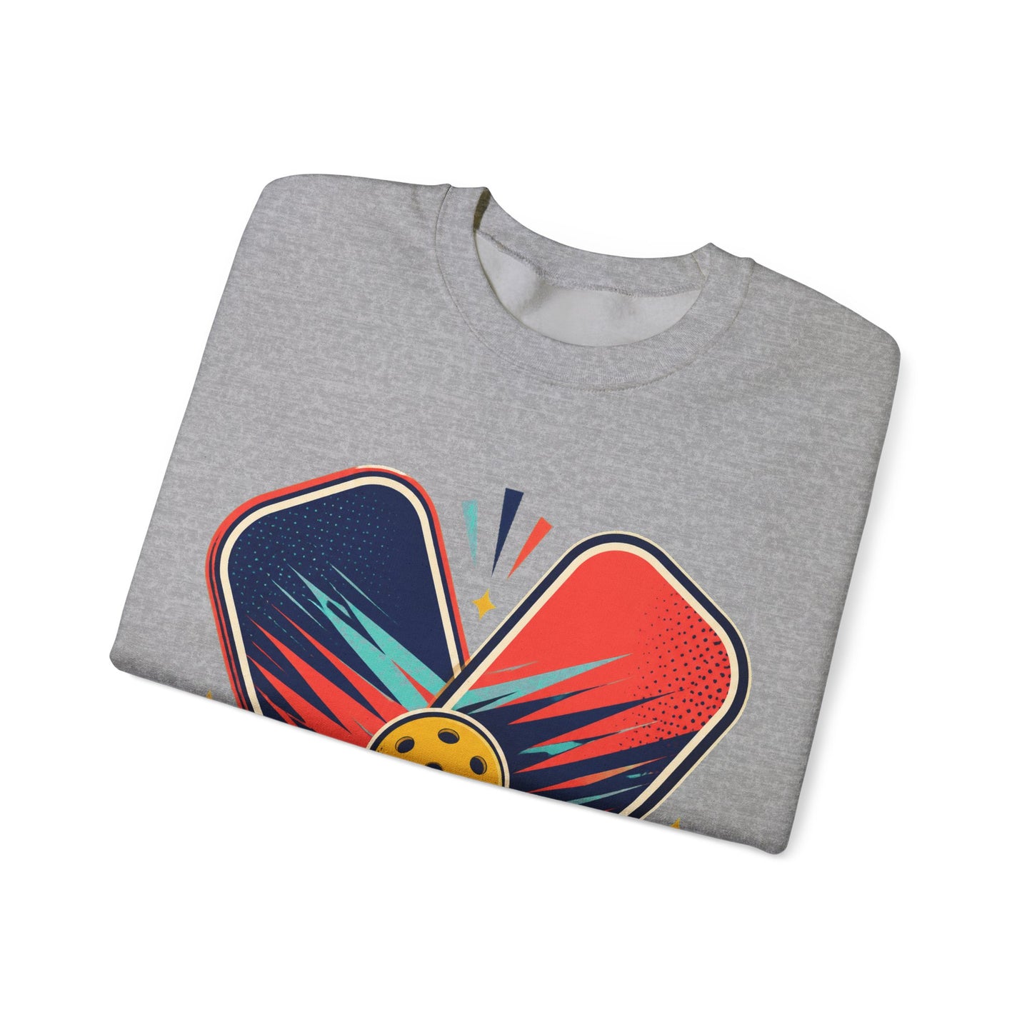 Retro Pickleball Paddles Recreational Sports Sweatshirt