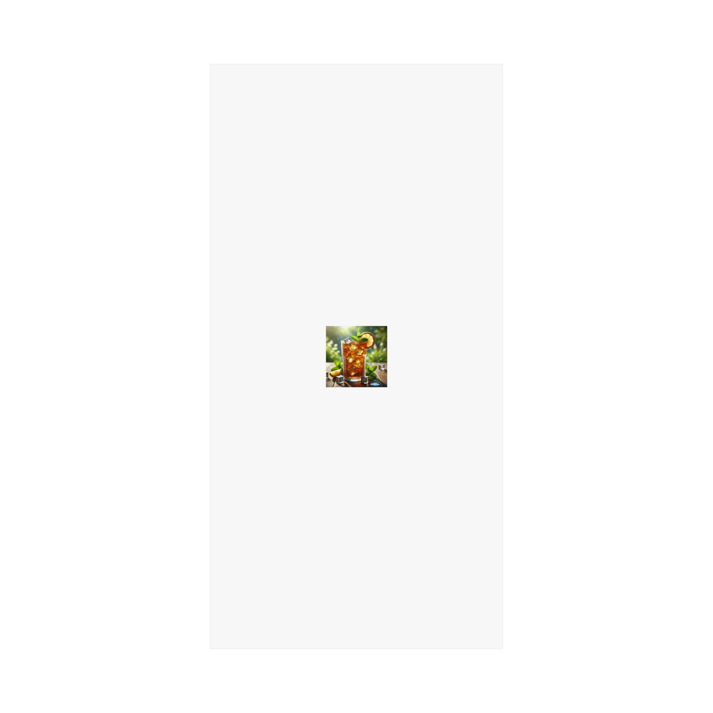 Sunlit Iced Tea Lemon Mint Kitchen Summer Drink Poster