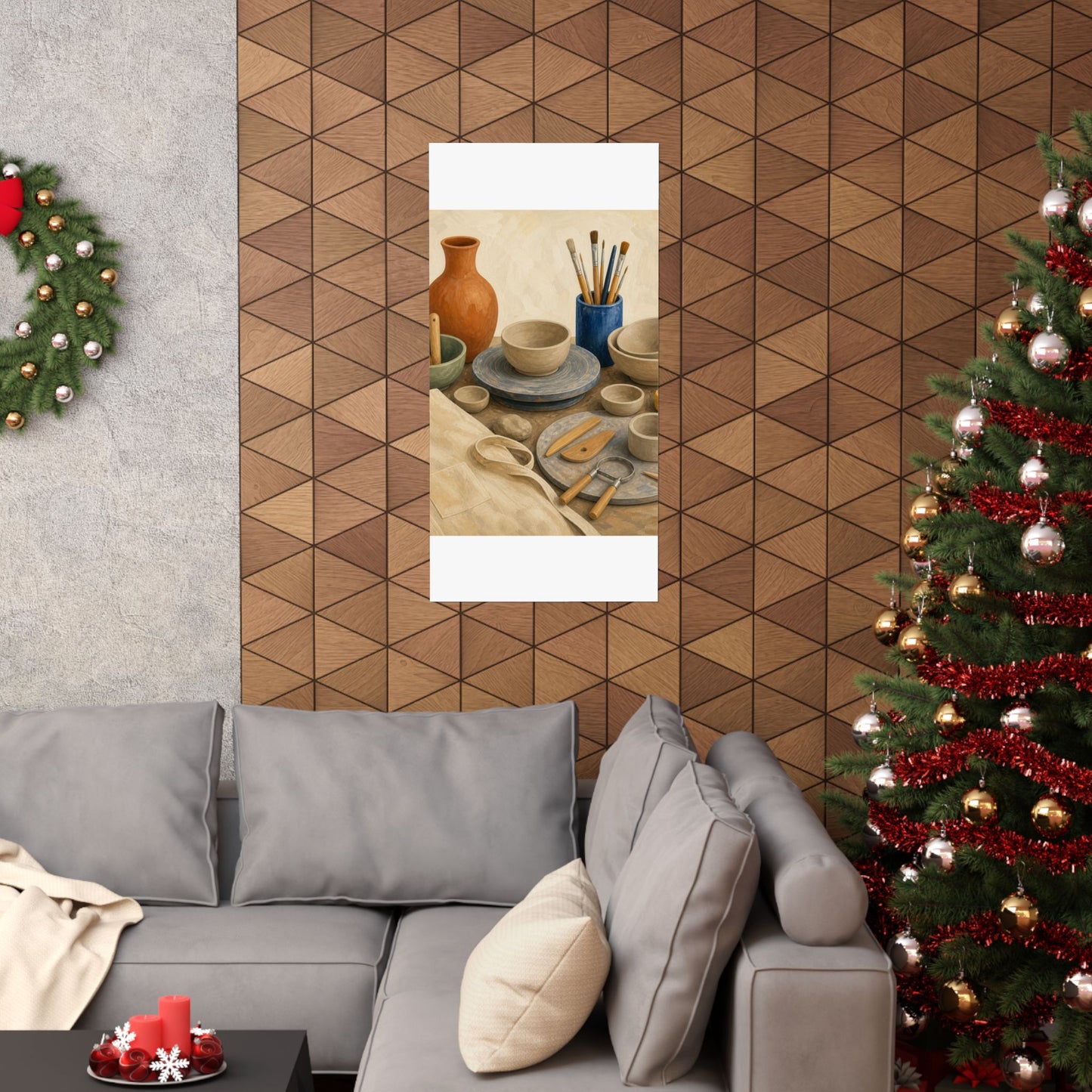 Colorful Pottery Studio Hobby Poster