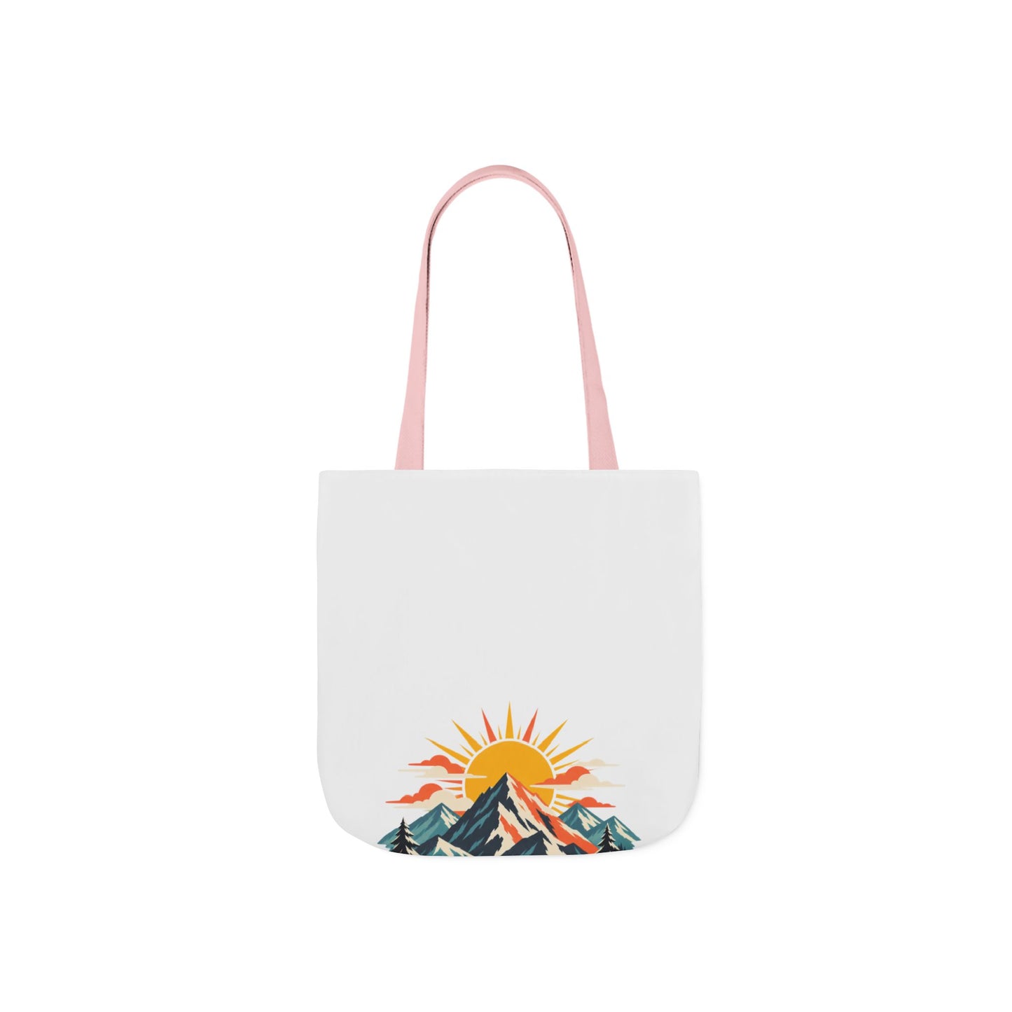 Alpine Sunrise River Mountain Adventure Tote Bag