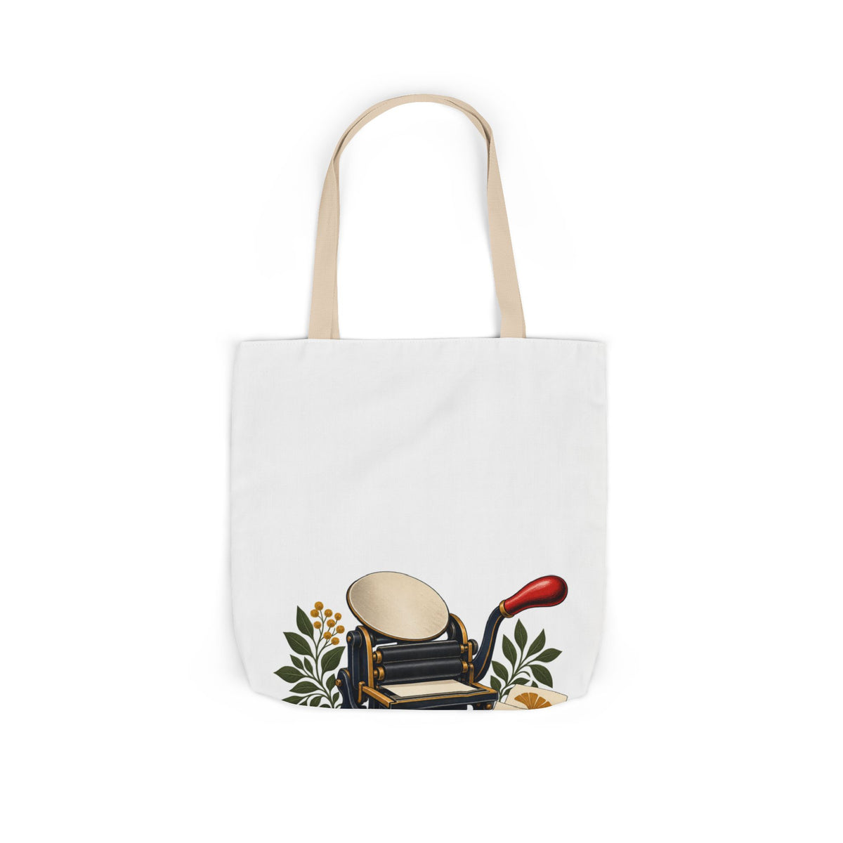 Botanical Letterpress Printshop Tote Bag