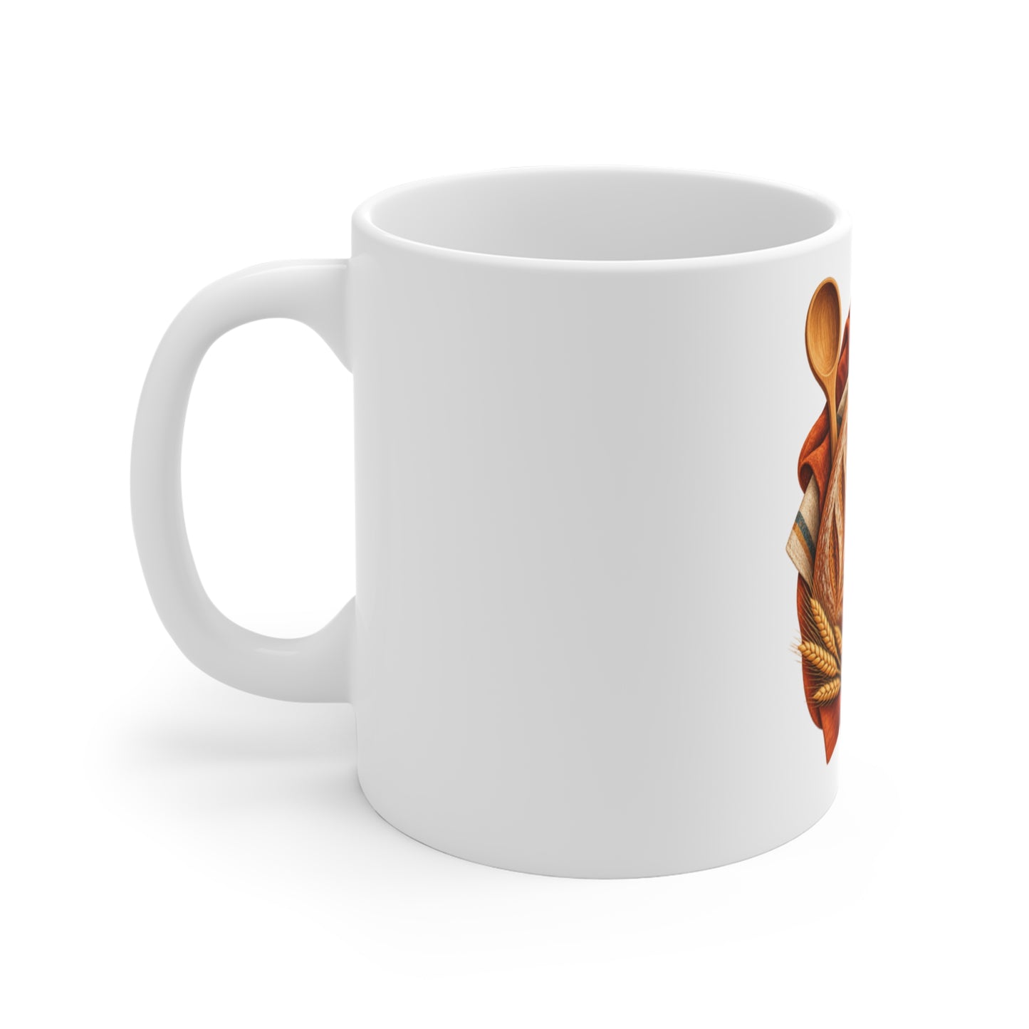 Artisan Bread Baking Emblem Mug