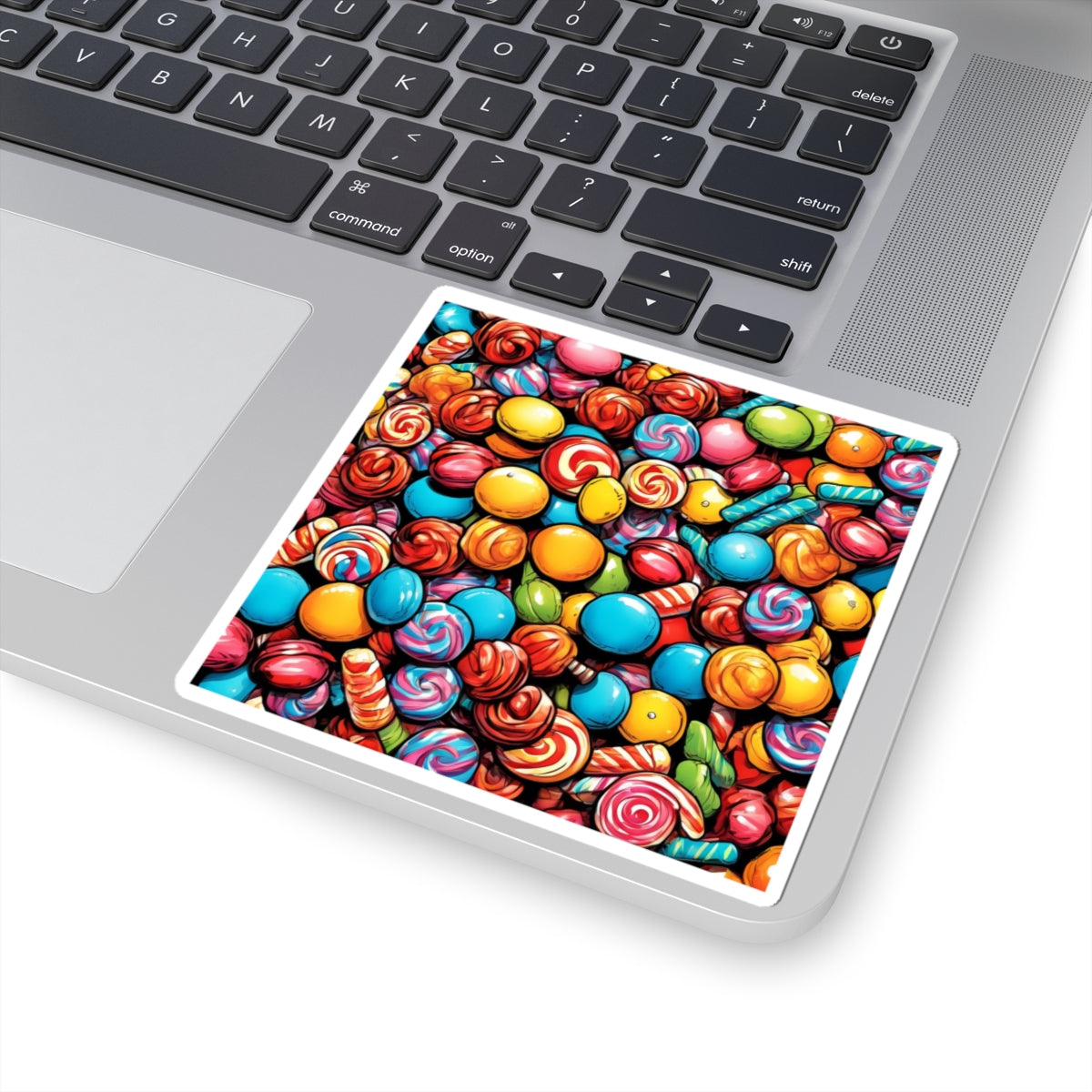 Colorful Candy Pattern Sweets Gift Art Sticker