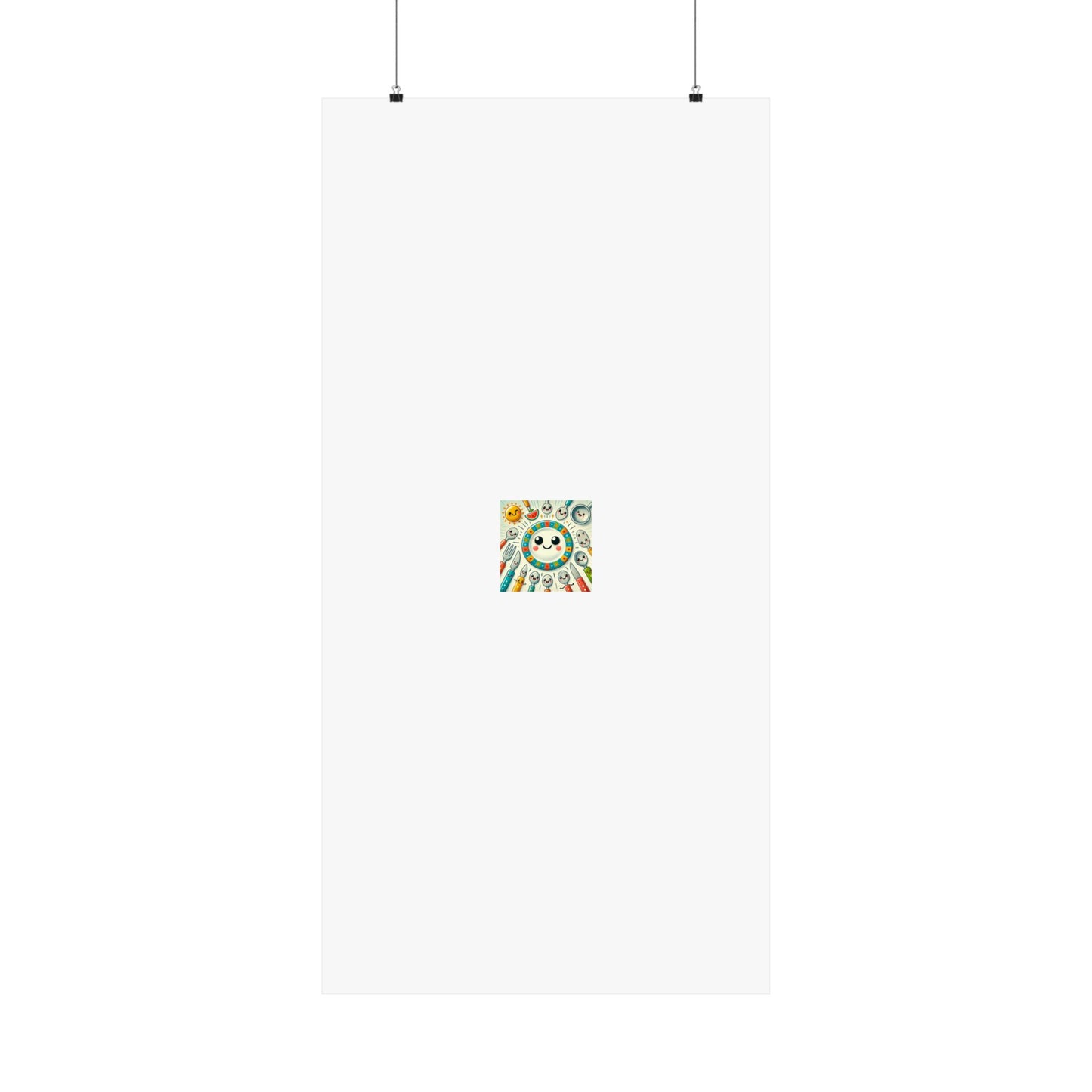 Happy Little Kitchen Club Kawaii Food Poster Kitchen Wall Art Decor